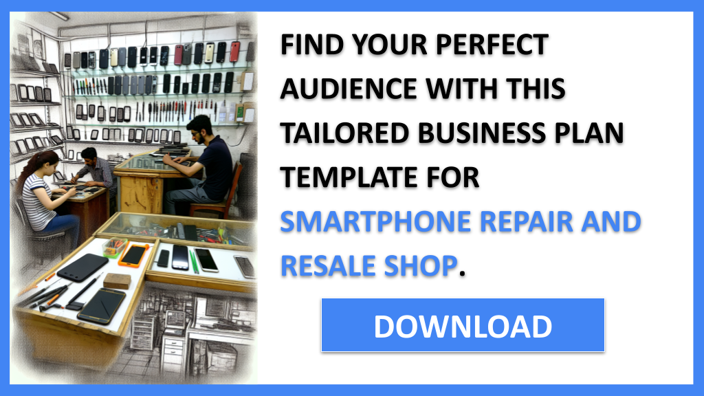 Business Plan Example for Smartphone Repair And Resale Shop - Smartphone Repair And Resale Shop Customer Segments- CTA2