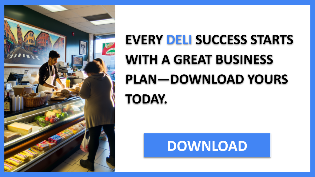 Deli Business Plan FOR DELI-4