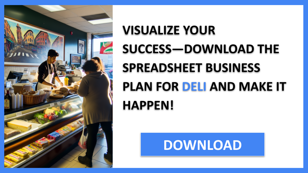 Deli Business Plan FOR DELI-6
