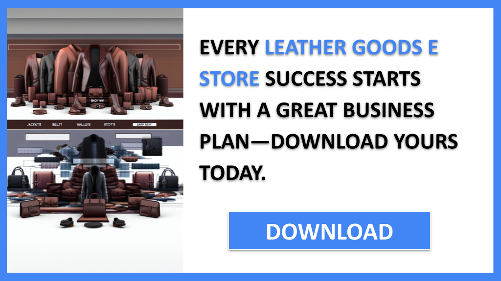 Leather Goods E Store Business Plan FOR LEATHER GOODS E STORE-4