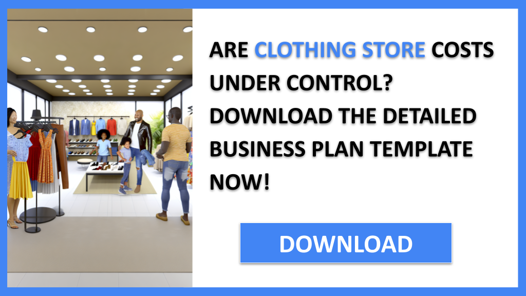 Clothing Store Costs FOR CLOTHING STORE-4
