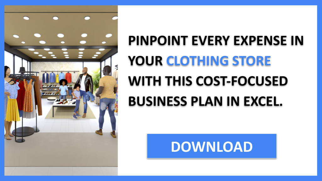 Clothing Store Costs FOR CLOTHING STORE-5