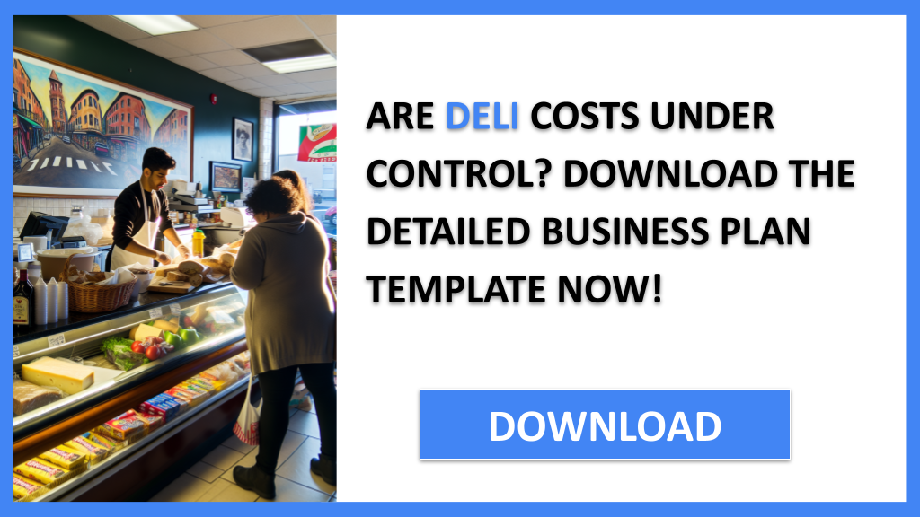 Deli Costs FOR DELI-4