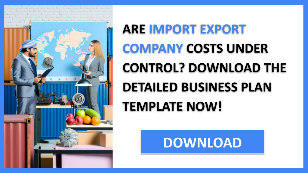 Import Export Company Costs FOR IMPORT EXPORT COMPANY-4