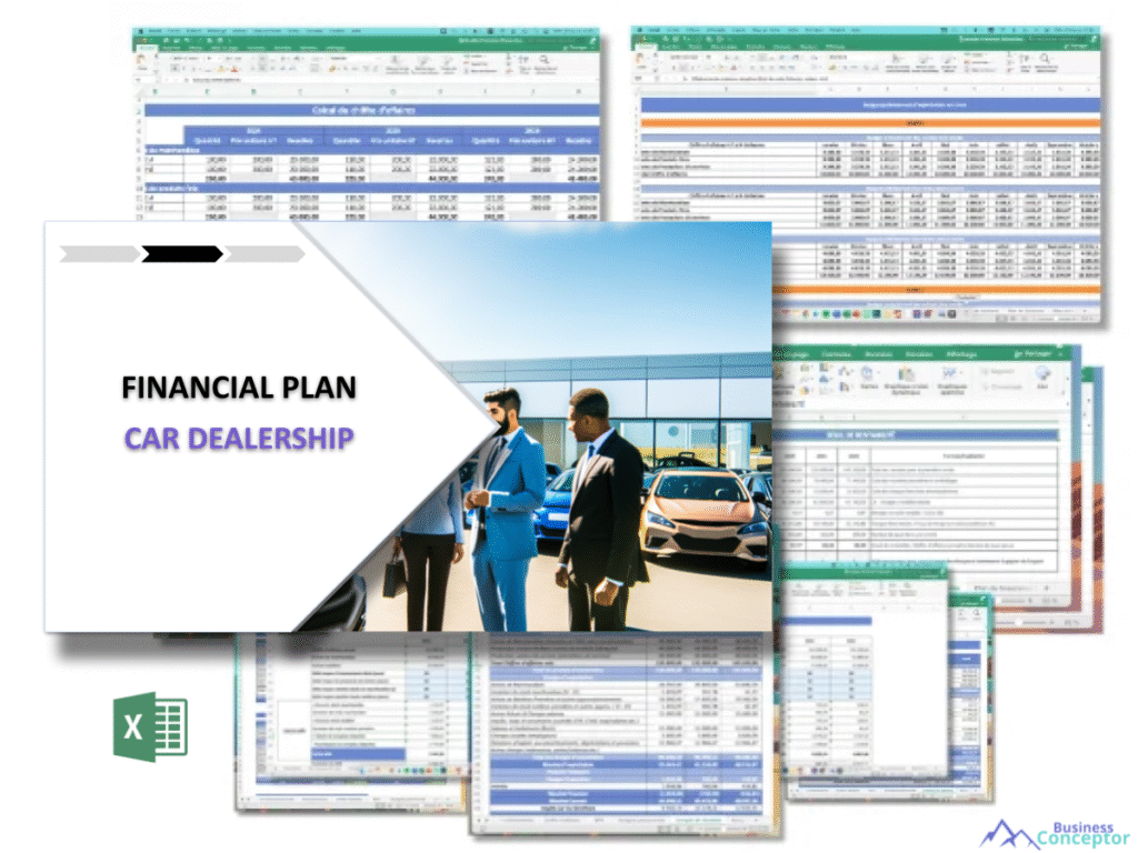 Cover Financial plan for Car Dealership
