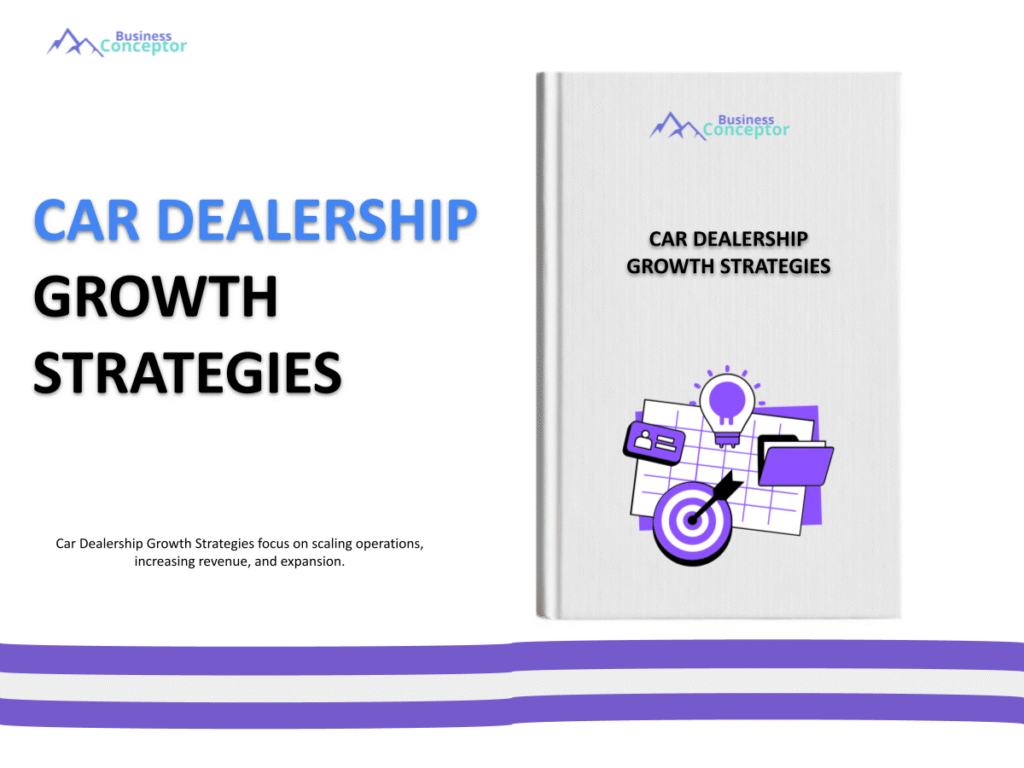 Cover GROWTH STRATEGIES AND SCALINGS for Car Dealership