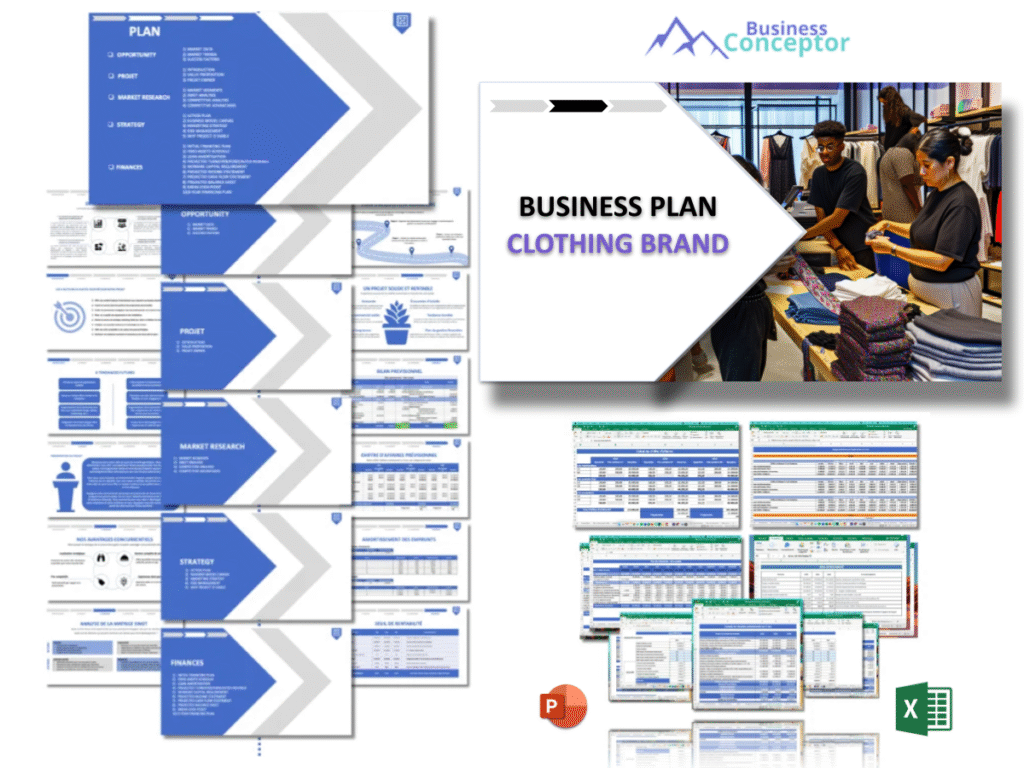 Cover Business plan for Clothing Brand