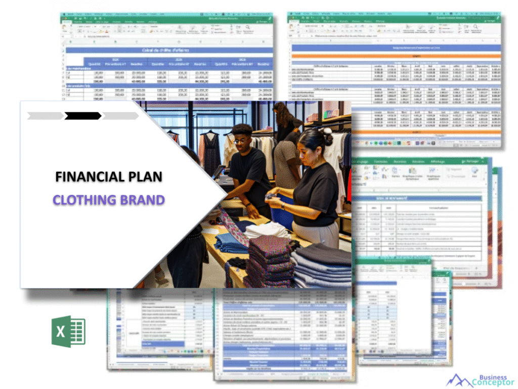 Cover Financial plan for Clothing Brand