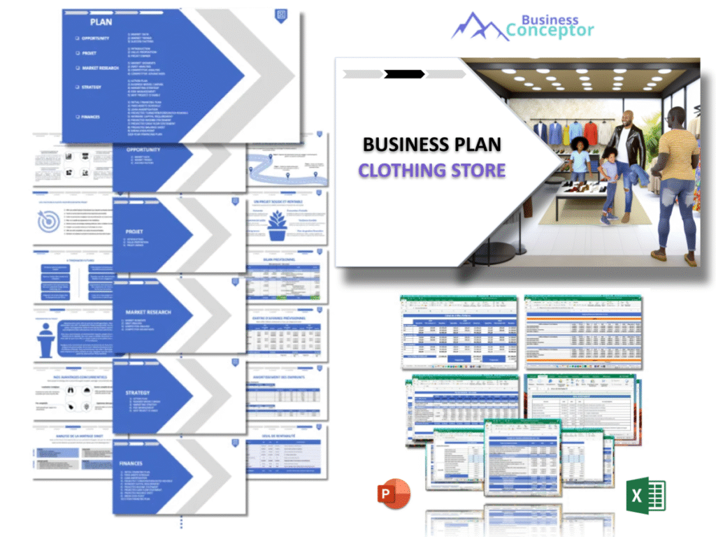 Cover Business plan for Clothing Store