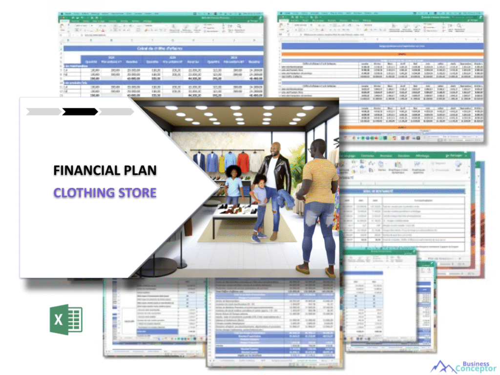 Cover Financial plan for Clothing Store