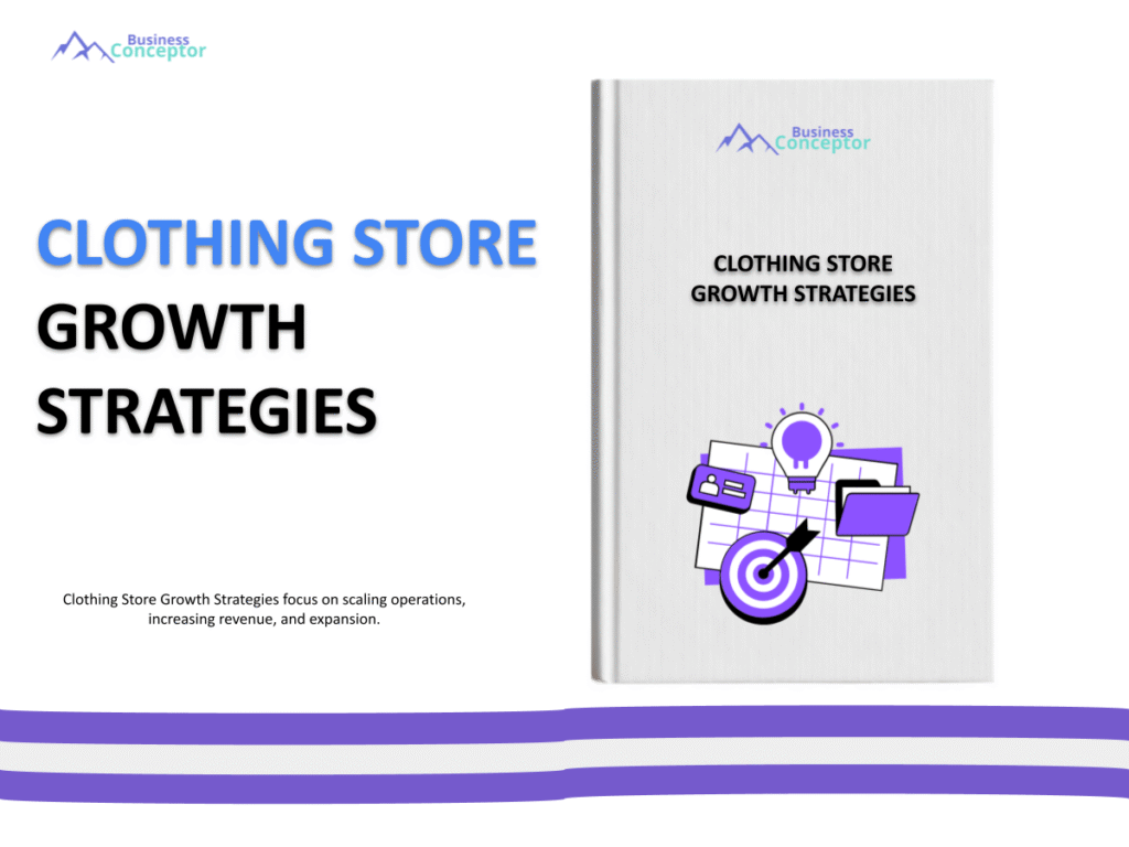 Cover GROWTH STRATEGIES AND SCALINGS for Clothing Store