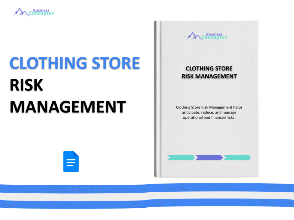 Cover RISK MANAGEMENT for Clothing Store