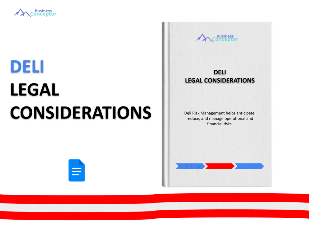 Cover LEGAL CONSIDERATIONS for Deli