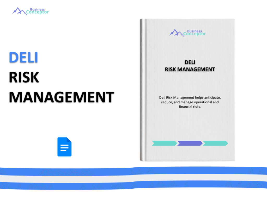 Cover RISK MANAGEMENT for Deli