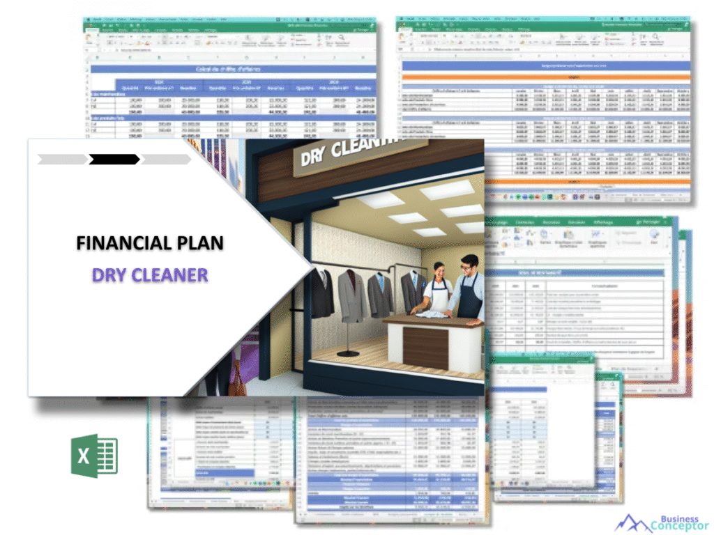 Cover Financial plan for Dry Cleaner