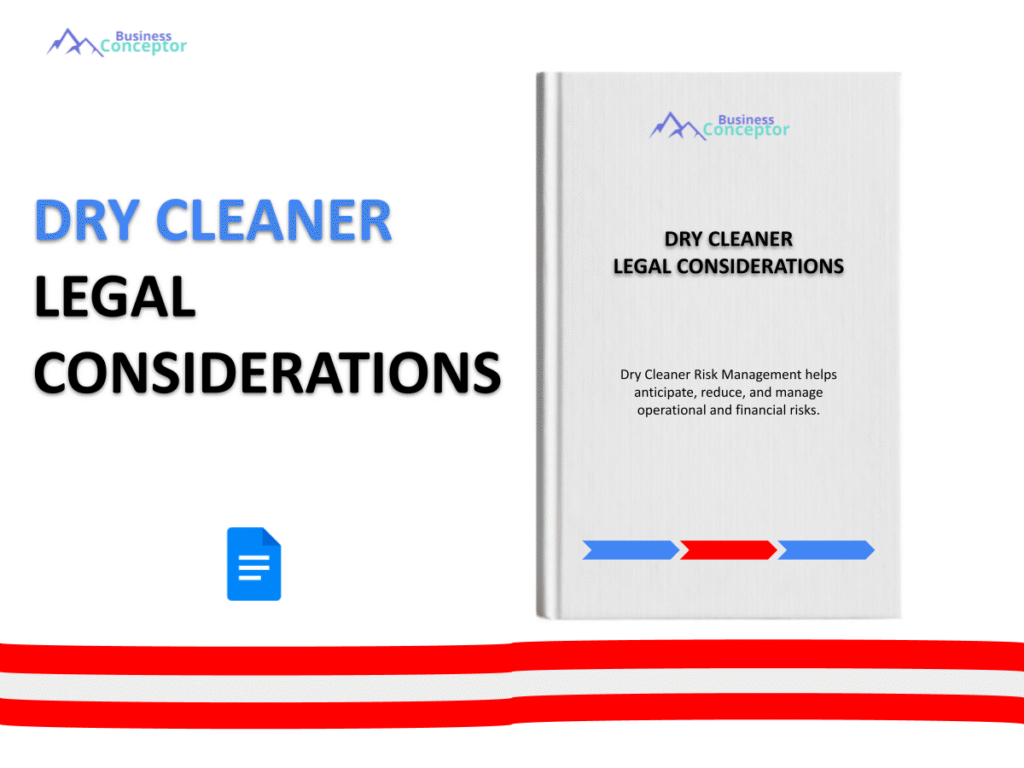 Cover LEGAL CONSIDERATIONS for Dry Cleaner