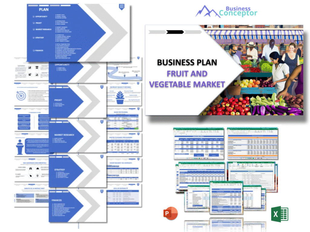 Cover Business plan for Fruit And Vegetable Market
