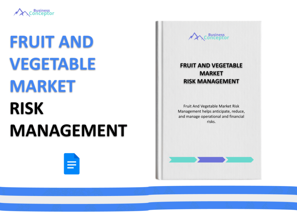 Cover RISK MANAGEMENT for Fruit And Vegetable Market