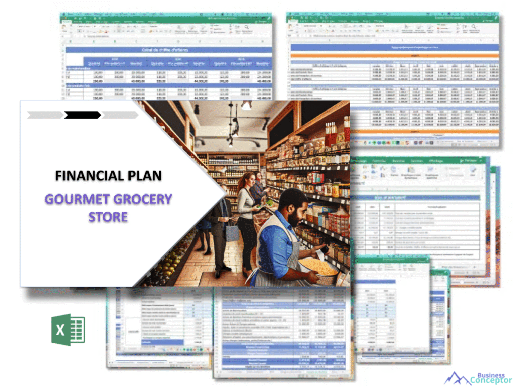 Cover Financial plan for Gourmet Grocery Store