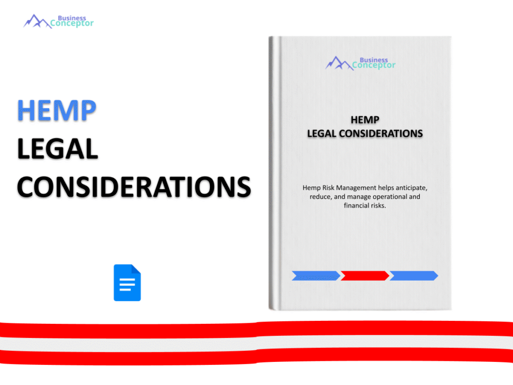 Cover LEGAL CONSIDERATIONS for Hemp