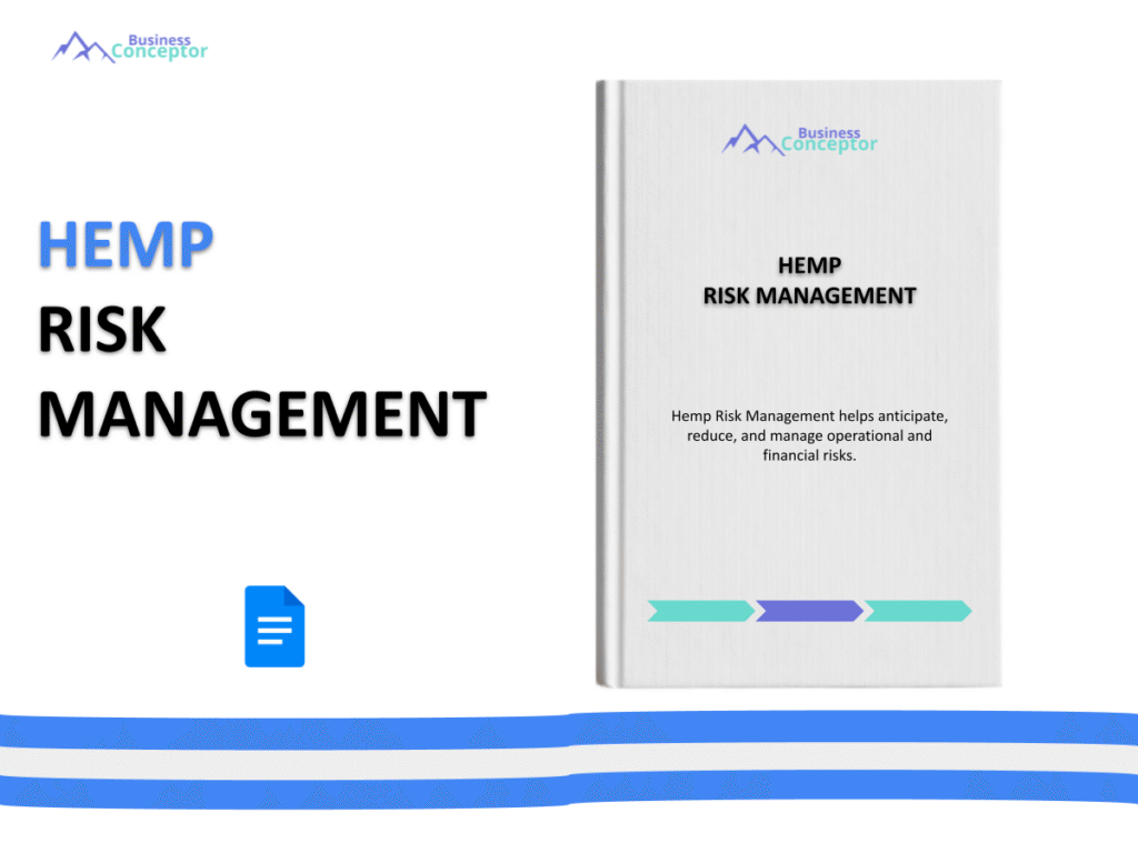 Cover RISK MANAGEMENT for Hemp