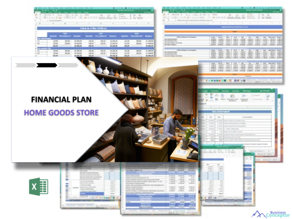 Cover Financial plan for Home Goods Store