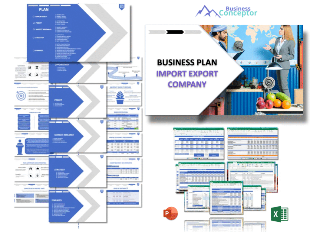 Cover Business plan for Import Export Company