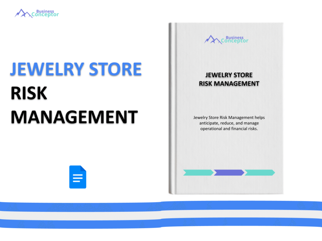 Cover RISK MANAGEMENT for Jewelry Store