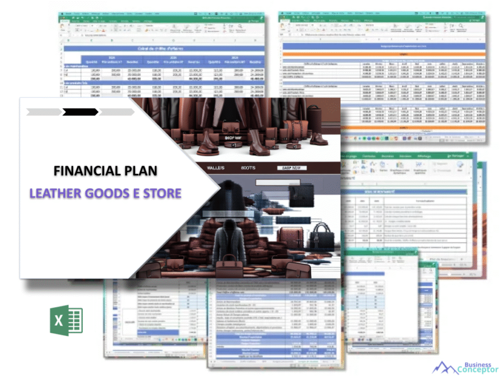 Cover Financial plan for Leather Goods E Store