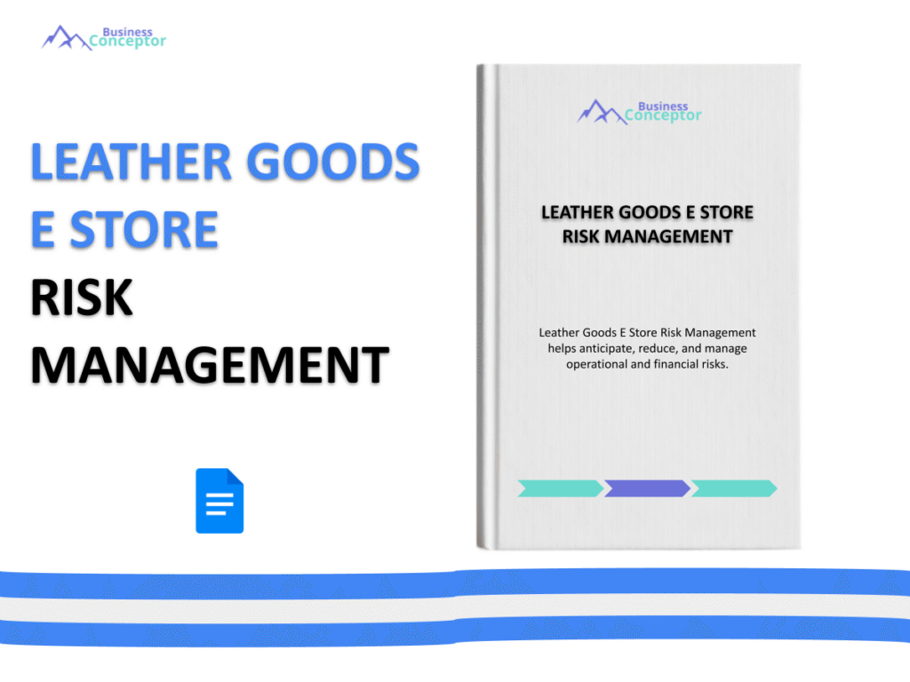 Cover RISK MANAGEMENT for Leather Goods E Store