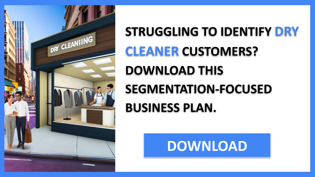 Dry Cleaner Customer Segments FOR DRY CLEANER-4