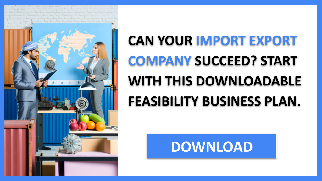 Import Export Company Feasibility Study FOR IMPORT EXPORT COMPANY-4