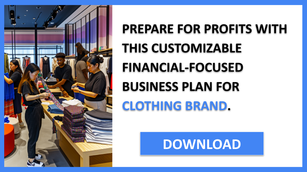 Clothing Brand Financial Plan FOR CLOTHING BRAND-6