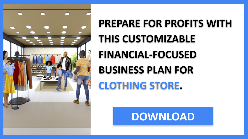 Clothing Store Financial Plan FOR CLOTHING STORE-6