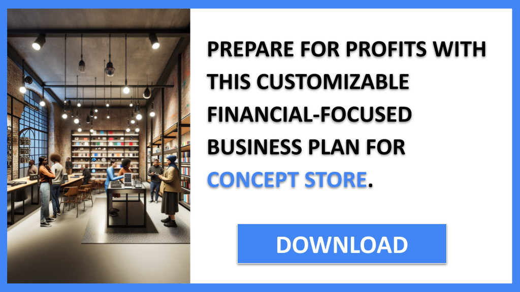 Concept Store Financial Plan FOR CONCEPT STORE-6