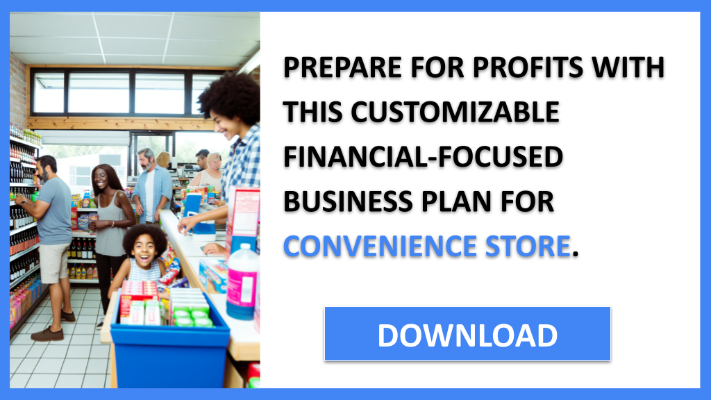 Convenience Store Financial Plan FOR CONVENIENCE STORE-6