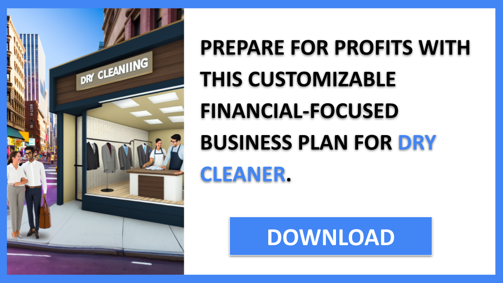 Dry Cleaner Financial Plan FOR DRY CLEANER-6