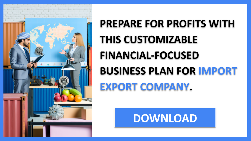 Import Export Company Financial Plan FOR IMPORT EXPORT COMPANY-6