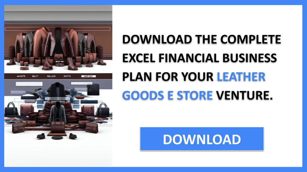 Leather Goods E Store Financial Plan FOR LEATHER GOODS E STORE-5
