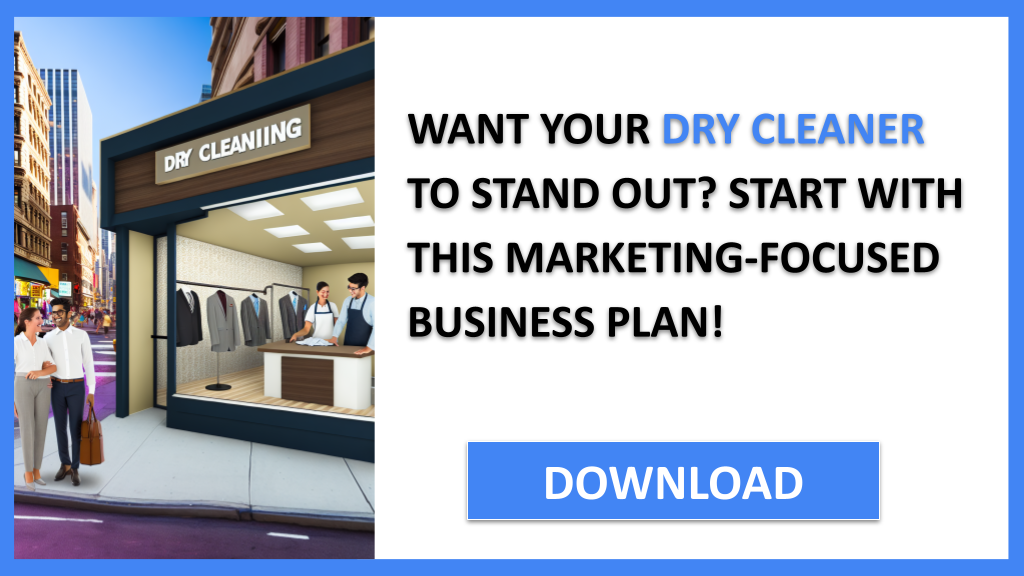 Dry Cleaner Marketing Plan FOR DRY CLEANER-4
