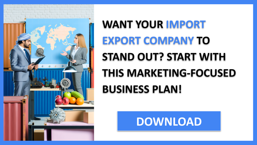 Import Export Company Marketing Plan FOR IMPORT EXPORT COMPANY-4