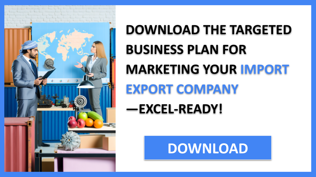 Import Export Company Marketing Plan FOR IMPORT EXPORT COMPANY-5