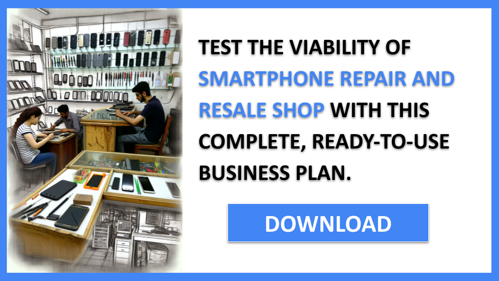 Business Plan Example for Smartphone Repair And Resale Shop - Smartphone Repair And Resale Shop Feasibility Study- CTA3