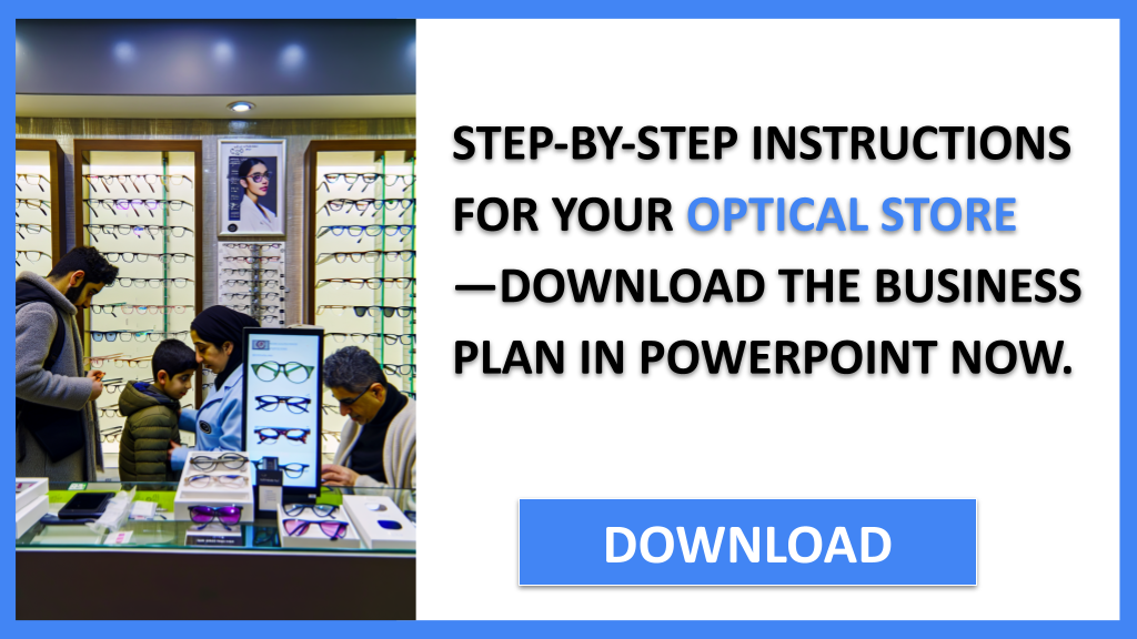 Exemple Business Plan pour Optical Store - Optical Store Complete Guide- CTA2
