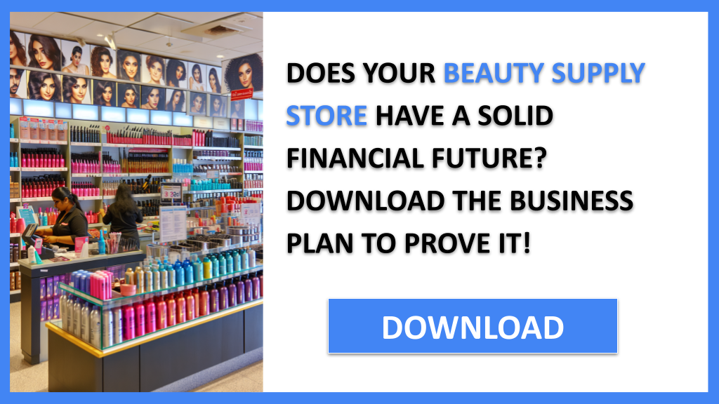 Business Plan Example for Beauty Supply Store - Beauty Supply Store Financial Plan- CTA1