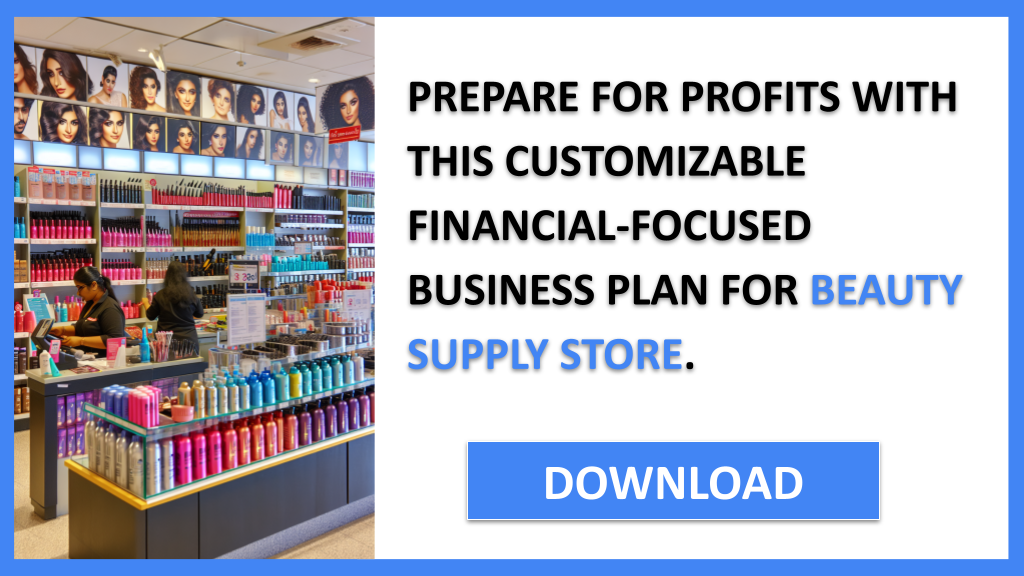 Business Plan Example for Beauty Supply Store - Beauty Supply Store Financial Plan- CTA3