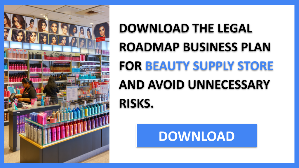 Business Plan Example for Beauty Supply Store - Beauty Supply Store Legal Considerations- CTA2