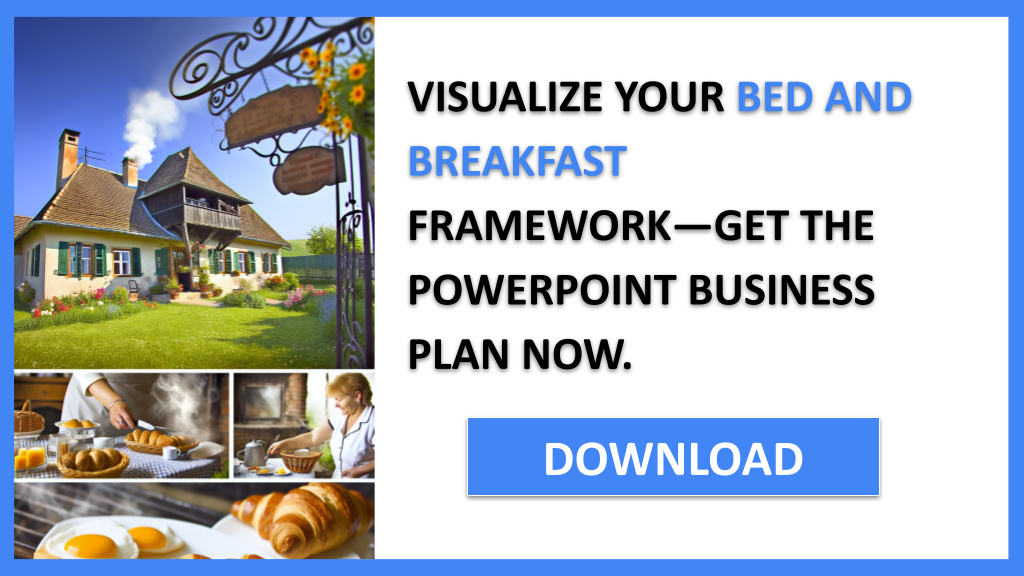 Business Plan Example for Bed And Breakfast - Bed And Breakfast Business Model Canvas- CTA3