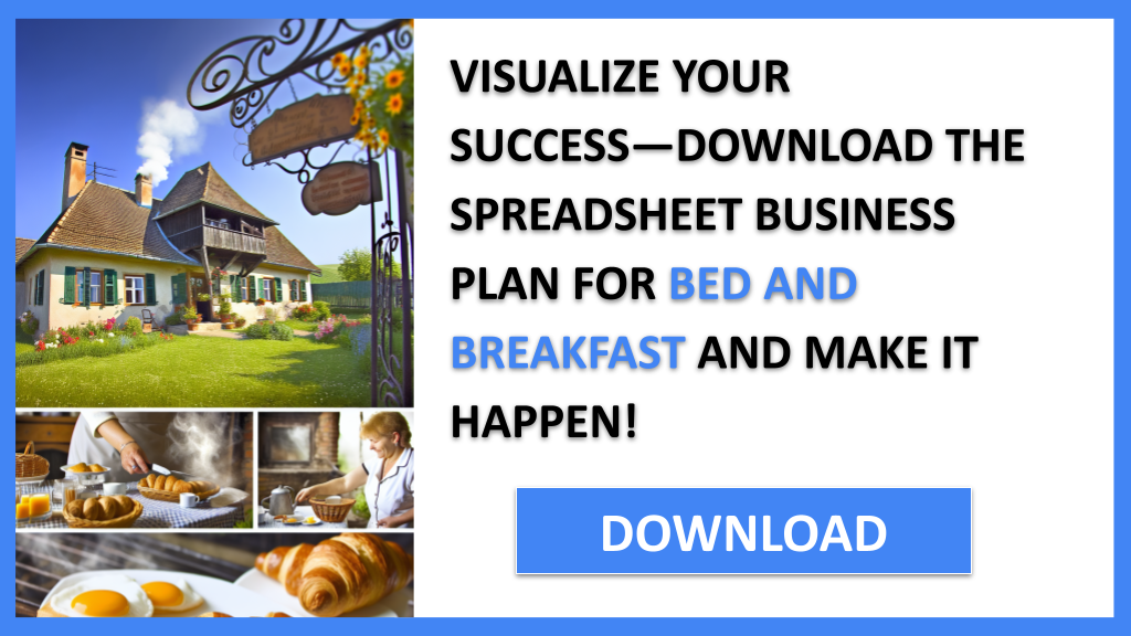 Business Plan Example for Bed And Breakfast - Bed And Breakfast Business Plan- CTA3