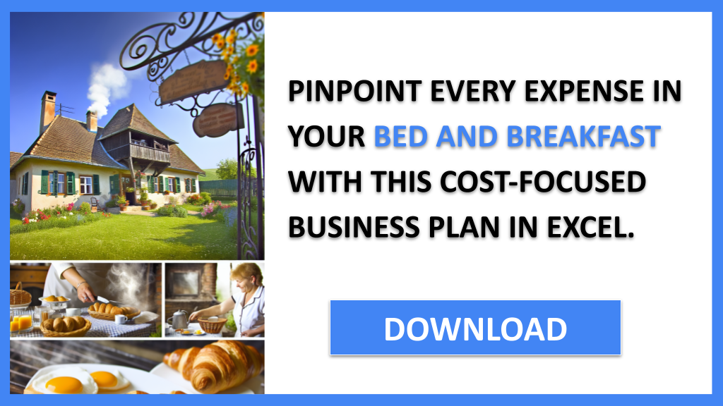 Business Plan Example for Bed And Breakfast - Bed And Breakfast Costs- CTA2